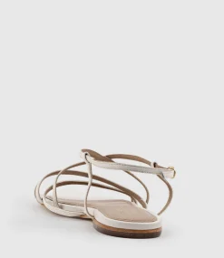Serville Strappy Sandal In Offwhite