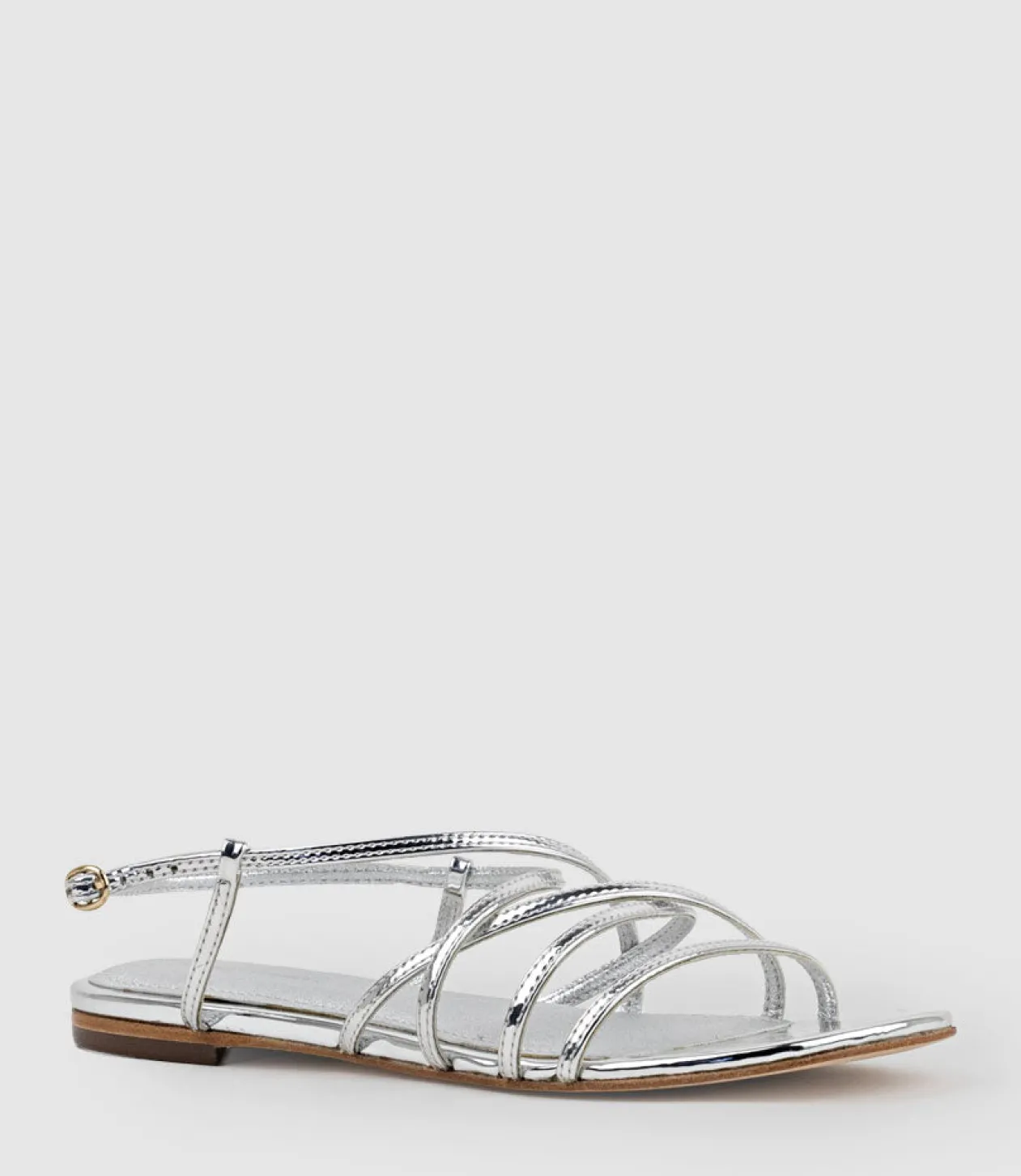 Serville Strappy Sandal In Silver