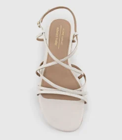 Serville Strappy Sandal In Offwhite