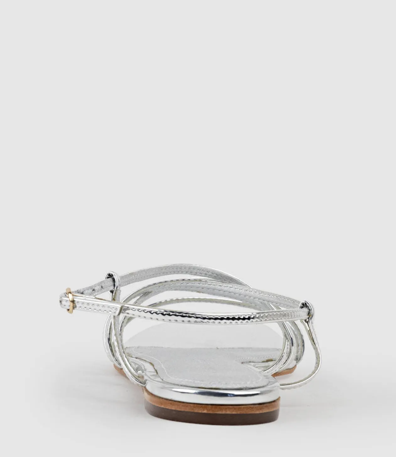 Serville Strappy Sandal In Silver