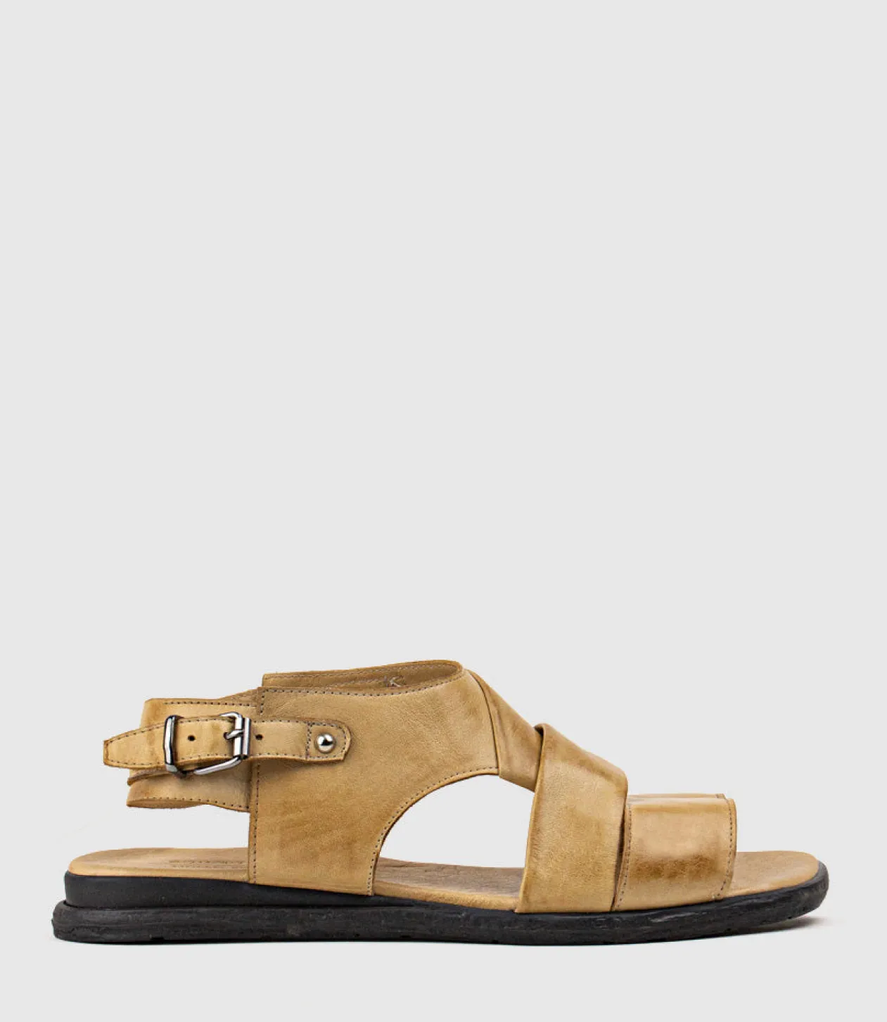 Sia Open Toe Enclosed Sandal In Sand