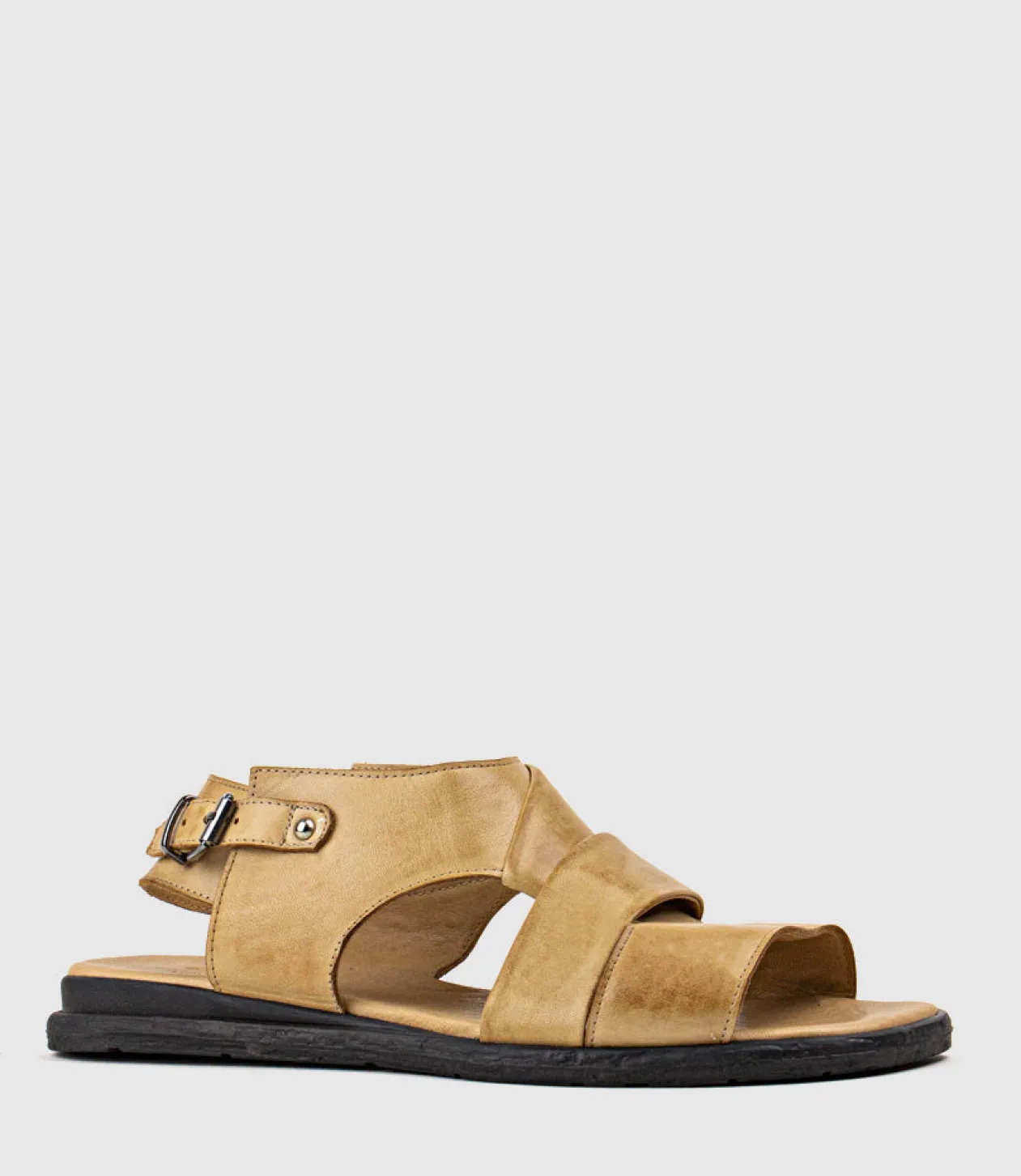 Sia Open Toe Enclosed Sandal In Sand