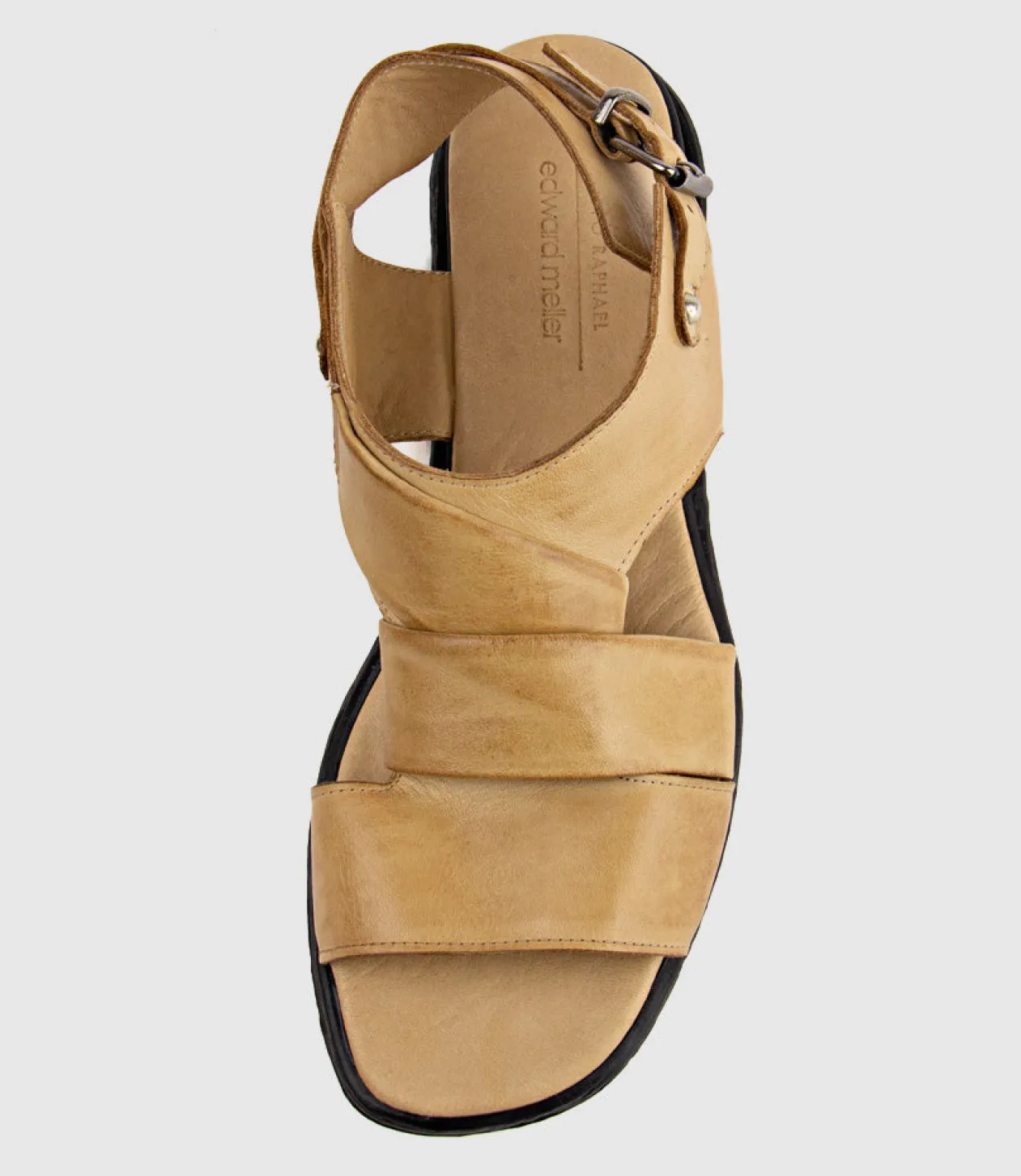 Sia Open Toe Enclosed Sandal In Sand