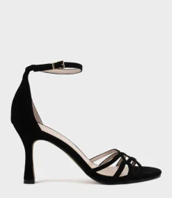 Siena85 Multistrap Sandal In Black Suede