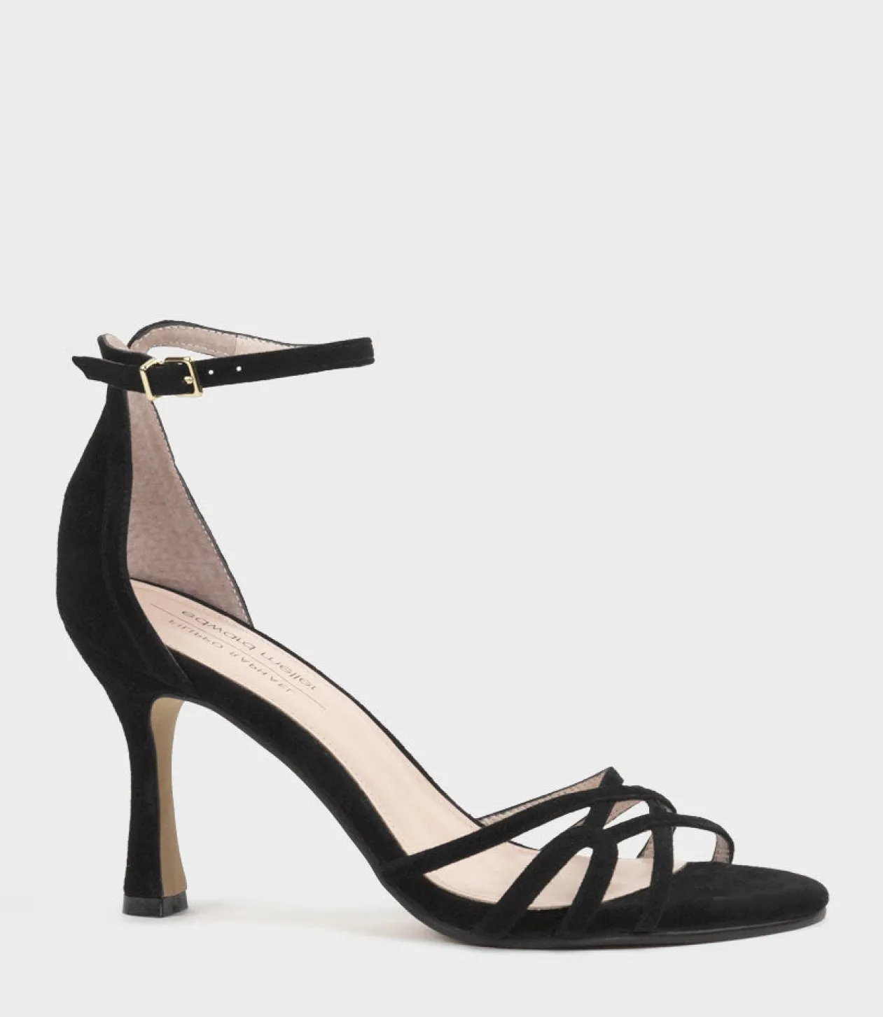 Siena85 Multistrap Sandal In Black Suede