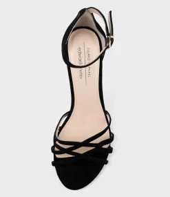 Siena85 Multistrap Sandal In Black Suede