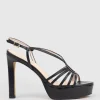 Sienna110 Strappy Platform Sandal In Black
