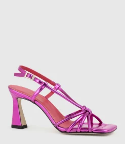 Simmer90 Strappy Slingback Sandal In Fuchsia