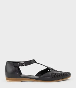 Swain Closed Toe Sandal In Black