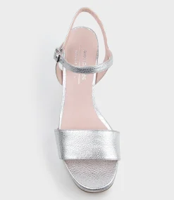 Sylas75 Platform Sandal In Silver