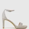 Sylvia90 Platform Sandal In Silver Ritz