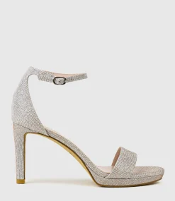Sylvia90 Platform Sandal In Silver Ritz