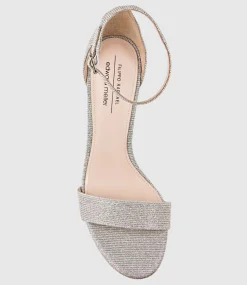 Sylvia90 Platform Sandal In Silver Ritz