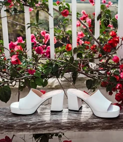 Tilla90 Platform Slide In White