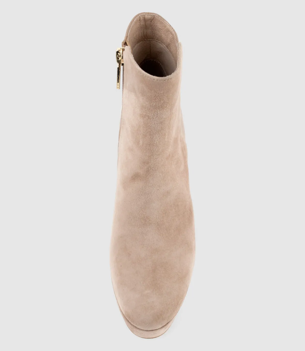 Ulias110 Half N Half Platform Boot In Nude Calf