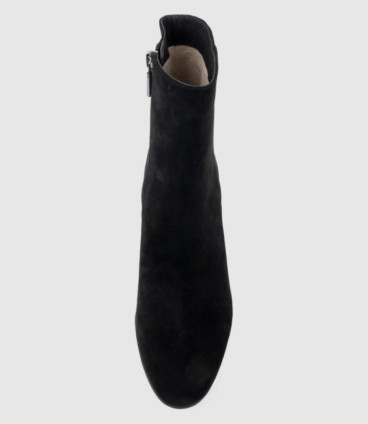 Ulias110 Half N Half Platform Boot In Black Calf