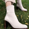 Ulla95 Platform Ankle Boot In Offwhite