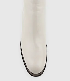 Ulla95 Platform Ankle Boot In Offwhite
