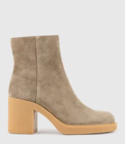 Ultra85 Ankle Boot On Unit In Latte Suede