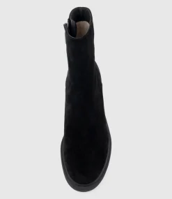 Ultra85 Ankle Boot On Unit In Black Suede
