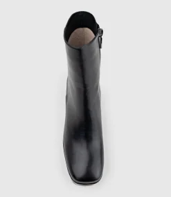 Uriel95 Platform Boot In Black Baby Calf