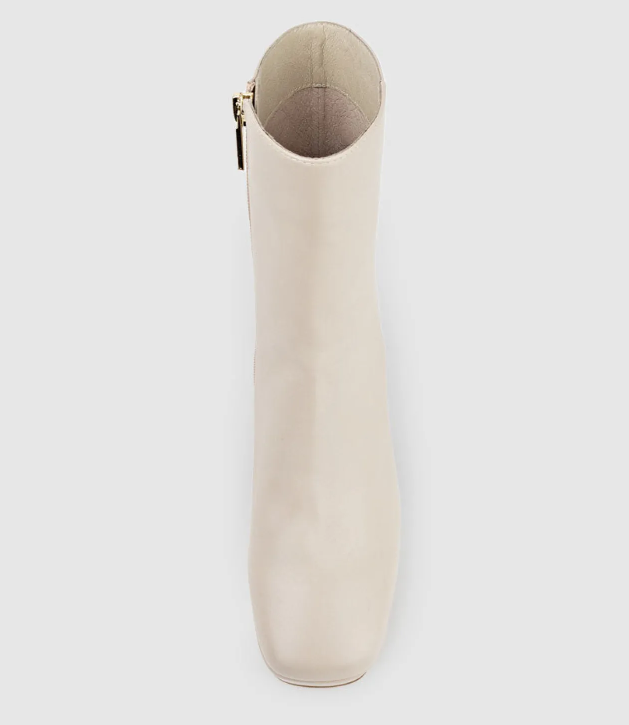 Uriel95 Platform Boot In Nude Baby Calf