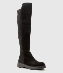 Vander Half And Half Otk Boot In Black Suede
