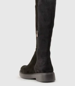 Vander Half And Half Otk Boot In Black Suede