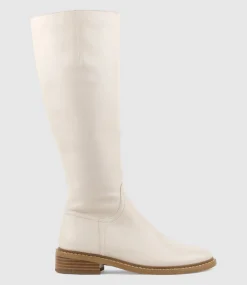 Vasper30 Knee High Boot In Offwhite