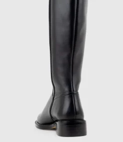 Vasper30 Knee High Boot In Black