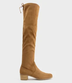 Verin Otk Stretch Boot In Tawny Suede