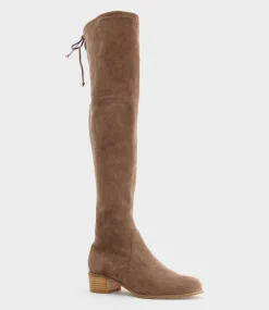 Verin Otk Stretch Boot In Taupe Suede