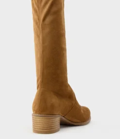 Verin Otk Stretch Boot In Tawny Suede