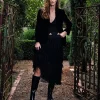Vernon Knee High Boot On Eva Sole In Black
