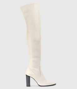 Verone95 Otk Stretch Boot In Offwhite