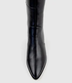 Vienna60 Knee High Boot In Black