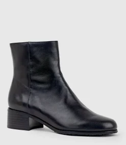 Weston40 Ankle Boot With Zip In Black