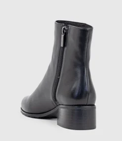 Weston40 Ankle Boot With Zip In Black