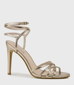 Whimsy100 Multi Strap Sandal In Rosegold