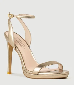 Whisper110 Single Strap Platform Sandal In Rosegold