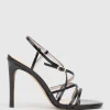 Willa100 Strappy Sandal In Black Patent
