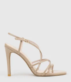 Willa100 Strappy Sandal In Nude Patent