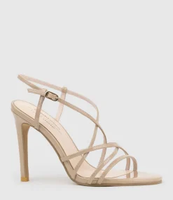 Willa100 Strappy Sandal In Nude Patent