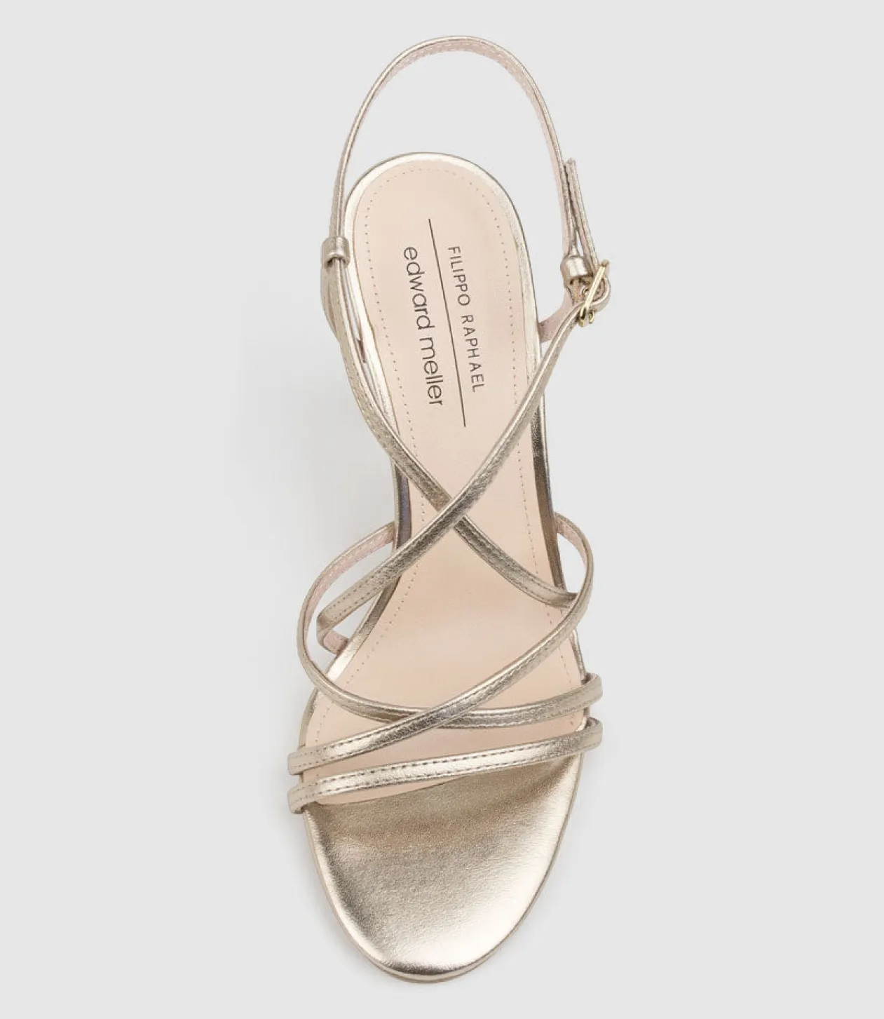 Willa100 Strappy Sandal In Rosegold