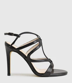Willow100 Intricate Strap Sandal In Black