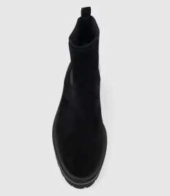 Wilmott Chukka Boot On Eva Sole In Black Suede