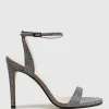 Wisp100 Single Strap Sandal In Pewter Ritz
