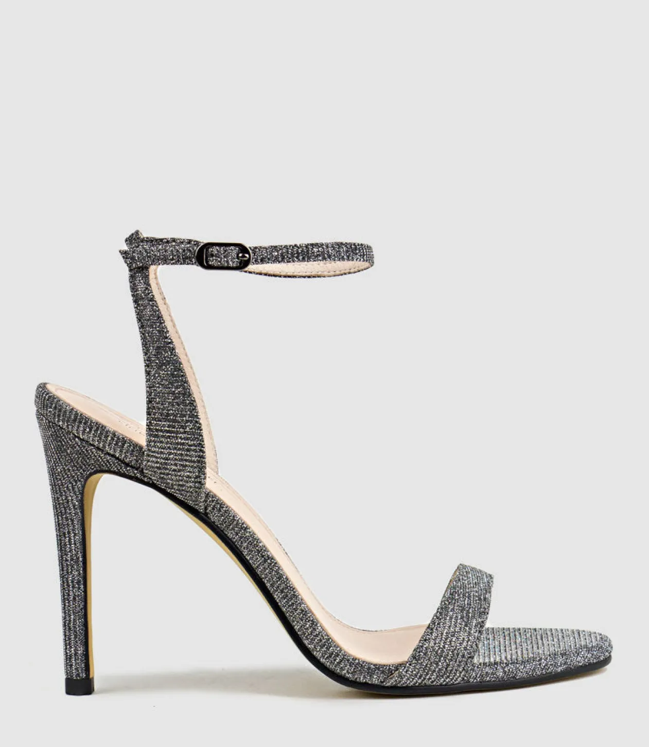 Wisp100 Single Strap Sandal In Pewter Ritz