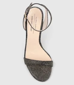 Wisp100 Single Strap Sandal In Gold Speckle