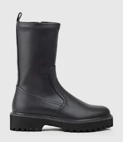 Worsley Stretch Ankle Boot On Unit In Black
